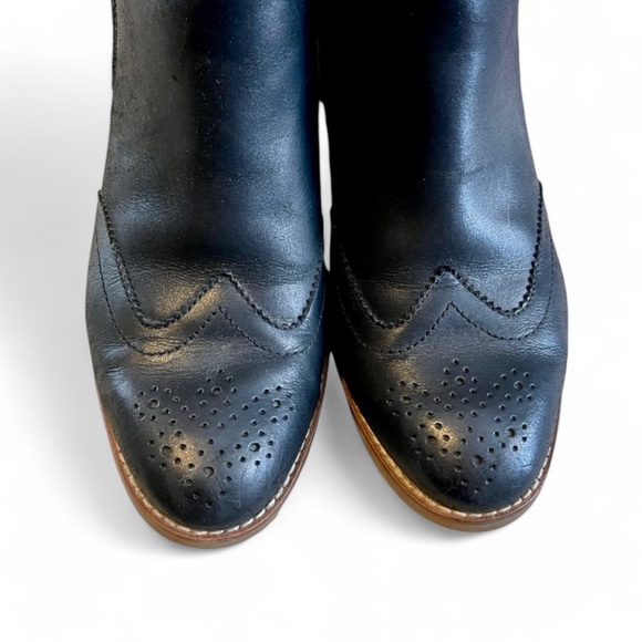 Sperry Fairpoint Chelsea Black Genuine Leather Ankle Boots, Women’s size 8.5 - Picture 3 of 6